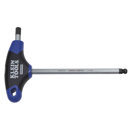 Klein Tools JTH6M25BE 2.5 mm Ball-End Hex Key, Journeyman™ T-Handle, 6-Inch