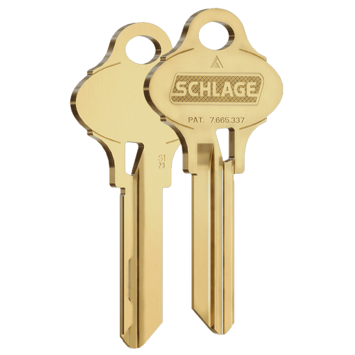 Schlage Control Key Blank, "Do Not Duplicate", Embossed, S123 Keyway