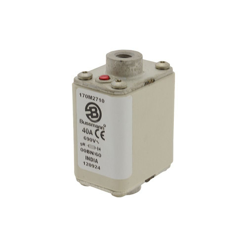 Bussmann 170M2710 High-Speed Square Body Fuse, Class aR, 40A, 700V