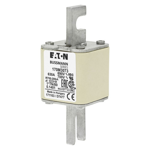 Bussmann 170M3073 Eaton Series High Speed Square Body Fuse, Class aR, 630A