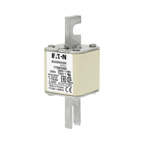 Bussmann 170M3068 High-Speed Square Body Fuse, 350A Class aR