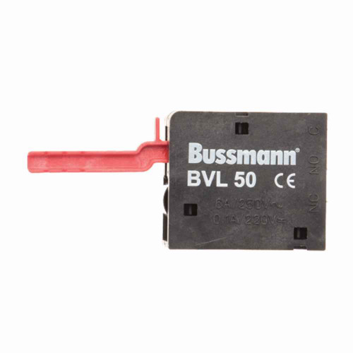Bussmann BVL50 Eaton series low voltage NH microswitch, 250V, 6A, Non Indicating, fuse accessory, Quick Connect