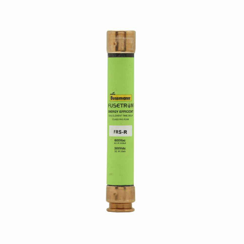 Bussmann FRS-R-30 Eaton series FRS-R fuse, 30 A, Dual, Class RK5, Non-indicating, Ferrule end x ferrule end, 10 sec at 500%, 20 kAIC at 300 Vdc,200 kAIC at 600 V, Standard, 600 V, 300 Vdc