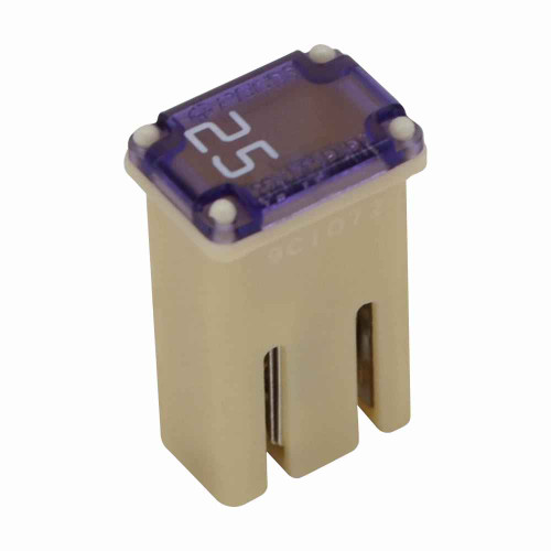Bussmann FMS-25 Automotive Fuse, SLOTTED MICRO FEMALE MAXI TYPE; 25A WHITE, Blister packaging Bussmann FMS-25 Automotive Fuse, SLOTTED MICRO FEMALE MAXI TYPE; 25A WHITE, Blister packaging