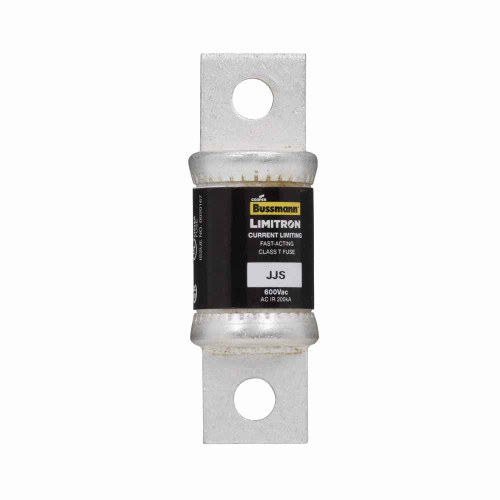 Bussmann JJS-175 Eaton series JJS fuse, Current-limiting very fast acting fuse, Small footprint, VFD line protection, 175 A, Class T, Non-indicating, Bolted blade end x bolted blade end, 200 kAIC at 600 V, Standard, 1, 600 V