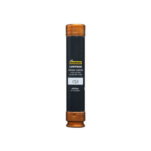 Bussmann KTS-R-40 Eaton series KTS-R fuse, LIMITRON Fast-acting fuse, 70/30 brass end cap, Panelboards, 40 A, 1, Class RK1, Non-indicating, Ferrule end x ferrule end, 200 kAIC at 600 Vac, Melamine glass tube, Standard, 600 V