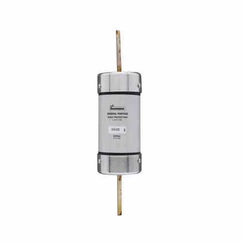 Bussmann NON-600 Eaton series NON fuse, Supplemental one-time fuse, Non current limiting, Light duty circuit locations, 600 A, Class H, Non-indicating, Blade end x blade end, 10 kAIC at 250 Vac, Standard, 1, 250 V