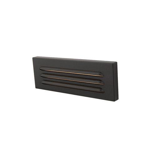 WAC Lighting 9in 12V LED Horizontal Louvered Surface Mounted Step Light and Wall Light