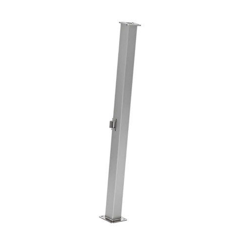 Von Duprin Aluminum Mullion, Prepped For Two 299 Strikes
