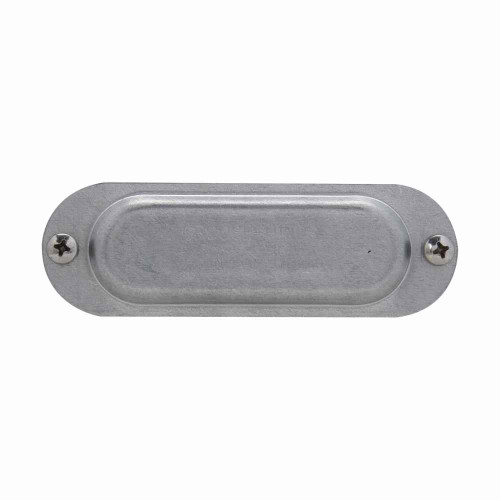 Crouse-Hinds 180 Eaton series Condulet Form 8 cover, Sheet steel, 1/2"