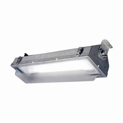 Crouse-Hinds APS42172 Eaton’s series Pauluhn AllPro APS linear fluorescent light fixture,3/4" entry ,50/60 Hz,4 ft lamp,Fluorescent,Flat,Polycarbonate lens,T8 bi-pin,304 stainless steel,2-lamp,Pendant,120-277 Vac,32W
