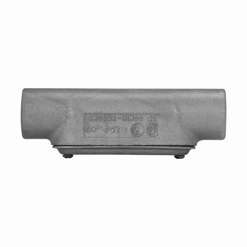 Crouse-Hinds C17 CG Eaton series Condulet Form 7 SnapPack conduit outlet body, gasket and cover, Feraloy iron alloy, C shape, 1/2"