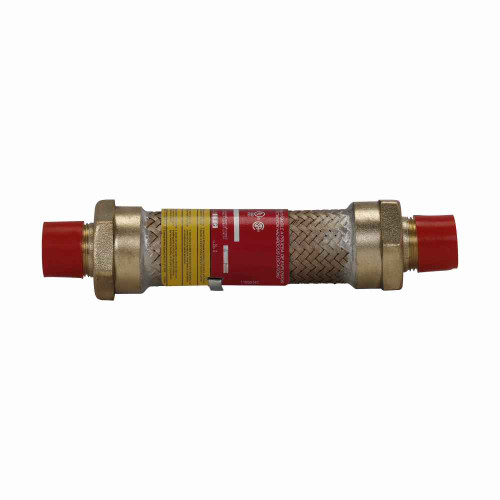 Crouse-Hinds ECGJH318 Eaton series ECGJH coupling, 18" flexible length, Male connections both ends, Forged brass, 1" trade size