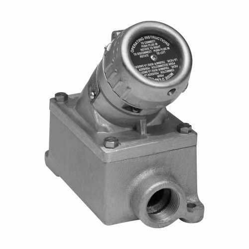 Crouse-Hinds ENRC11201 M4 Eaton series Ark-Gard ENR Premier receptacle assembly, 20A, Single, 50-400 Hz, Copper-free aluminum, 5-20R, Single-gang, Through feed, 1/2", 125 Vac