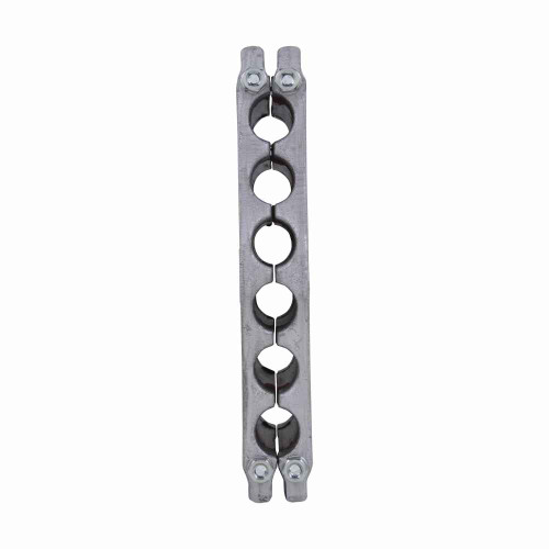 Crouse-Hinds TWB5028 Eaton series Thru-Wall Barrier TWB sealing block assembly, Elastomeric, 5 frame spaces required, 2 openings in block, Opening size range: 2.750-3.000"