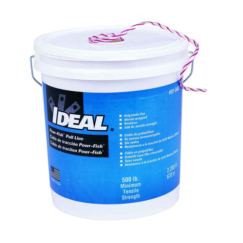 IDEAL Industries 31-344 Powr-Fish®, Pull Line in a Bucket, 500lb. x 2,200'