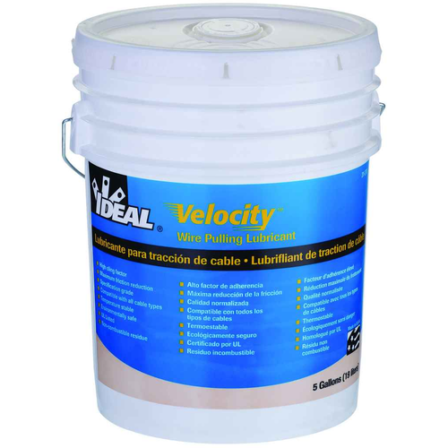 IDEAL Industries 31-278 Velocity™ Wire Pulling Lubricant, 5 Gallon Bucket