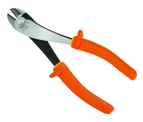 IDEAL Industries 35-9029 8" High-Leverage Diagonal Plier w/angled head - Insulated Grip