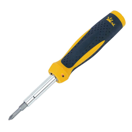 Ideal Industries 7-in-1 Twist-a-Nut Screwdriver Nut Driver Multi-Tool Wire Connector Wrench Ergonomic Handle