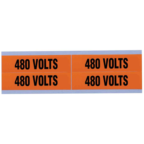 IDEAL Industries 44-358 Voltage & Conduit Marker Card, "240V", Medium, 100 Pack