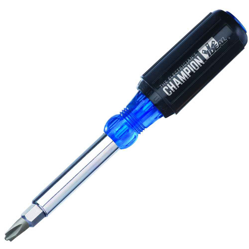 IDEAL Industries 35-939 12-in-1 Multi-Bit Screwdriver & Nut Driver w/Combo Head™