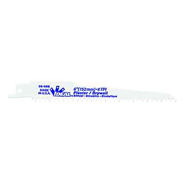 IDEAL Industries 36-088 Recip. Blade, Plaster/Drywall, 6 x 3/4 x .050, 6 TPI