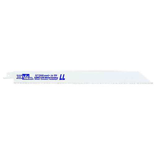 IDEAL Industries 36-044 Long-Life Metal Cutting Recip. Blades, 8 x 3/4 x .035, 18 TPI