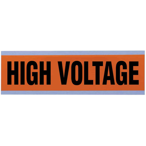 IDEAL Industries 44-292 Voltage & Conduit Marker Card, "High Voltage", Large, 100 Pack