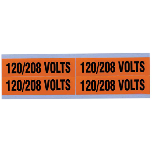 IDEAL Industries 44-295 Wire Marker, 120/208V, Type A, 100 Pack