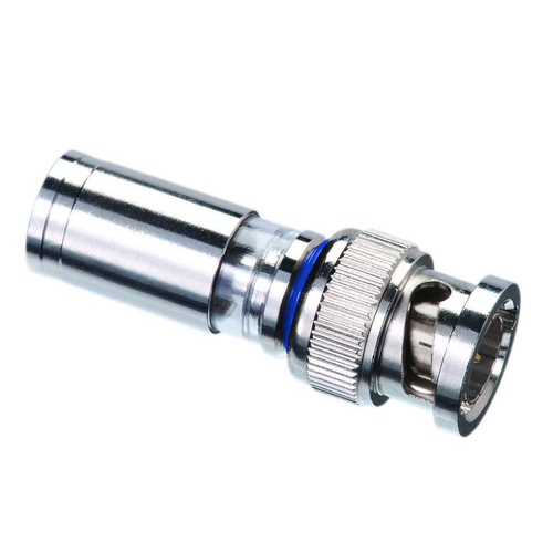 Ideal Industries InSITE RTQ RG-6 BNC Compression Connectors, 75 Ohm, Gold Plated, 15 Pack