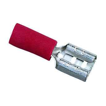 Ideal Industries Vinyl Insulated Female Disconnect Terminal 22-18 AWG .250" Tab - Box of 100