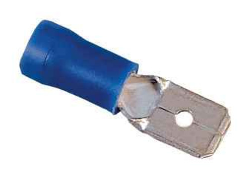 IDEAL Industries 83-9981 Vinyl Insulated Male Disconnect, 16-14 AWG, .250" Tab, Box of 25