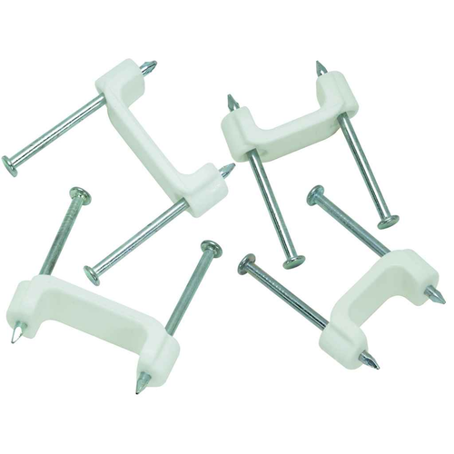 IDEAL Industries BPS2-JRL Staple, 1/2", Plastic Insulated, Standard, White, 225/Jar