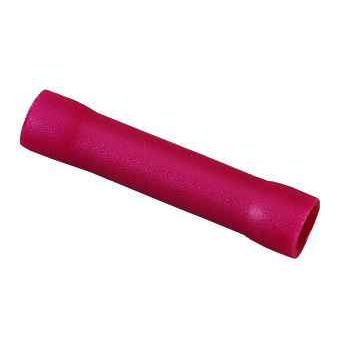 IDEAL Industries 84-9281 Vinyl Insulated Butt Splice, Red 22-18 AWG, Box of 1,000