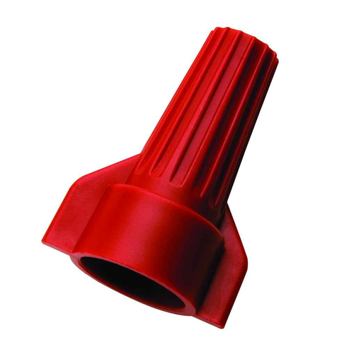 IDEAL Industries WT52-SK WingTwist® Wire Connector, Model WT52 Red, Barrel of 25,000