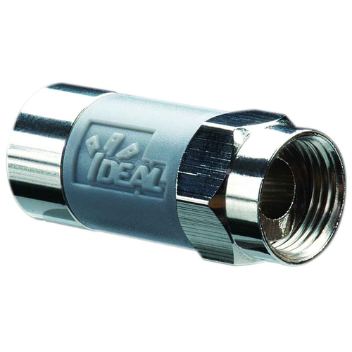 IDEAL Industries 85-069 TLC™ RG-6 F Tool-less Compression Connector -4 pk