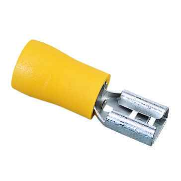 IDEAL Industries 84-9601 Vinyl Insulated Female Disconnect, 12-10 AWG, .250", Box of 500