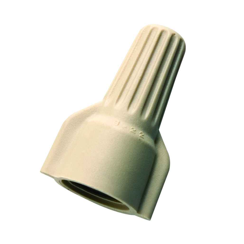 Ideal Industries WingTwist Wire Connector WT41 Tan Square-Wire Spring 1000-Pack