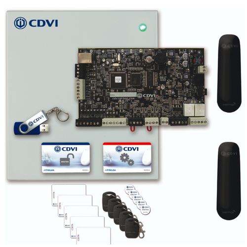 CDVI Americas A22K1TB Atrium 2-Door Kit - A22, 2-Nano, 15 Credentials