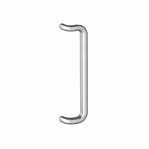 Hager 23Q 90 Degree Round Offset Door Pull - 1-1/4" Base Diameter, 3" Projection, 18" CTC