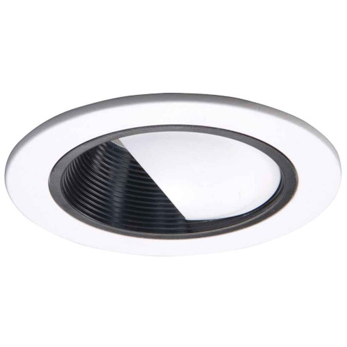 Halo 992P 4" Trim Wall Wash White Trim and Scoop, Black Baffle