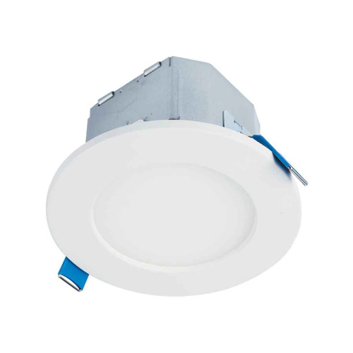 Halo CJB4069FS1EMW 4 inch Canless 600lm, 5CCT, integrated JBox, Matte White