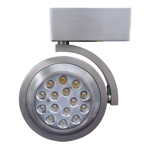 Halo L806HONF8030MB and Lazer Track connector, Narrow Flood Distribution, 3000 K, with Matte Black Finish