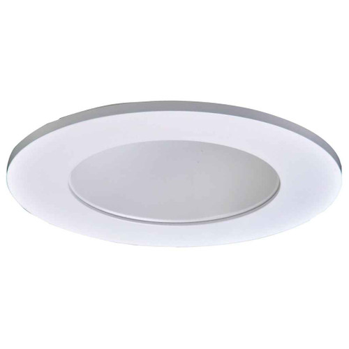 Halo TL410WH 4" LED Trim, Frost Dome Polymer Lens, White Reflector, Matte White Ring, Shower Rated