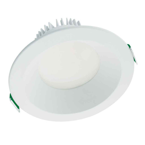Halo LCR850RD9FSE040 8" Canless LED Downlight, 5000 Lumens, Round, UNV 120-277, 50/60Hz, Dual Dim with 0-10V and Phase Cut options for 100 percent to 5 percent dimming + Emergency Battery Pack with backup up to 90 min