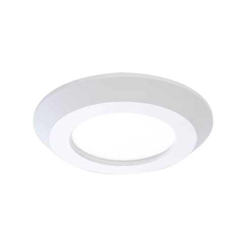 Halo SLD405935WH-CA 4 in. 3500K White Integrated LED Recessed Ceiling Mount Trim with Bright White