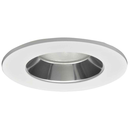 Halo TL402SCS 4" LED Trim, Solite(R) Glass Lens, Specular Clear Reflector, Matte White Ring, Shower Rated