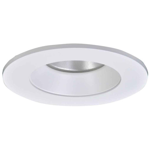 Halo TL402WHS 4" LED Trim, Solite(R) Glass Lens, Matte White Reflector, Matte White Ring, Shower Rated