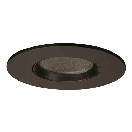 Halo TLS3PIN2GMBBB 3.25" Square Pinhole w/Oculus, Diffuse Lens, Self Flanged, microprismatic lens, matte black flange, black oculus