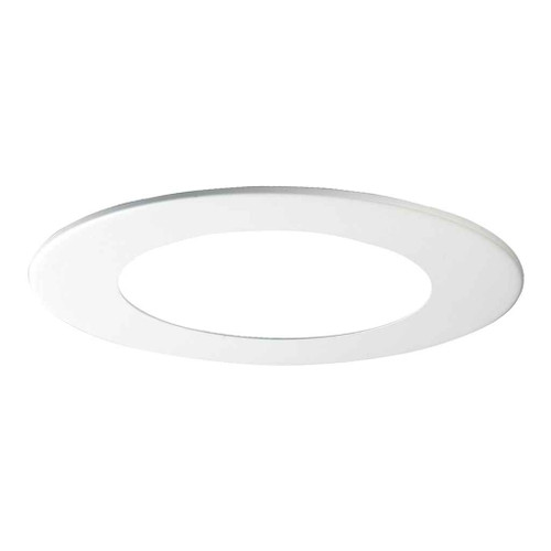 Halo OT400P Oversized white metal trim ring. May be used behind ML7 LED and All-Pro RL7 LED trim rings.